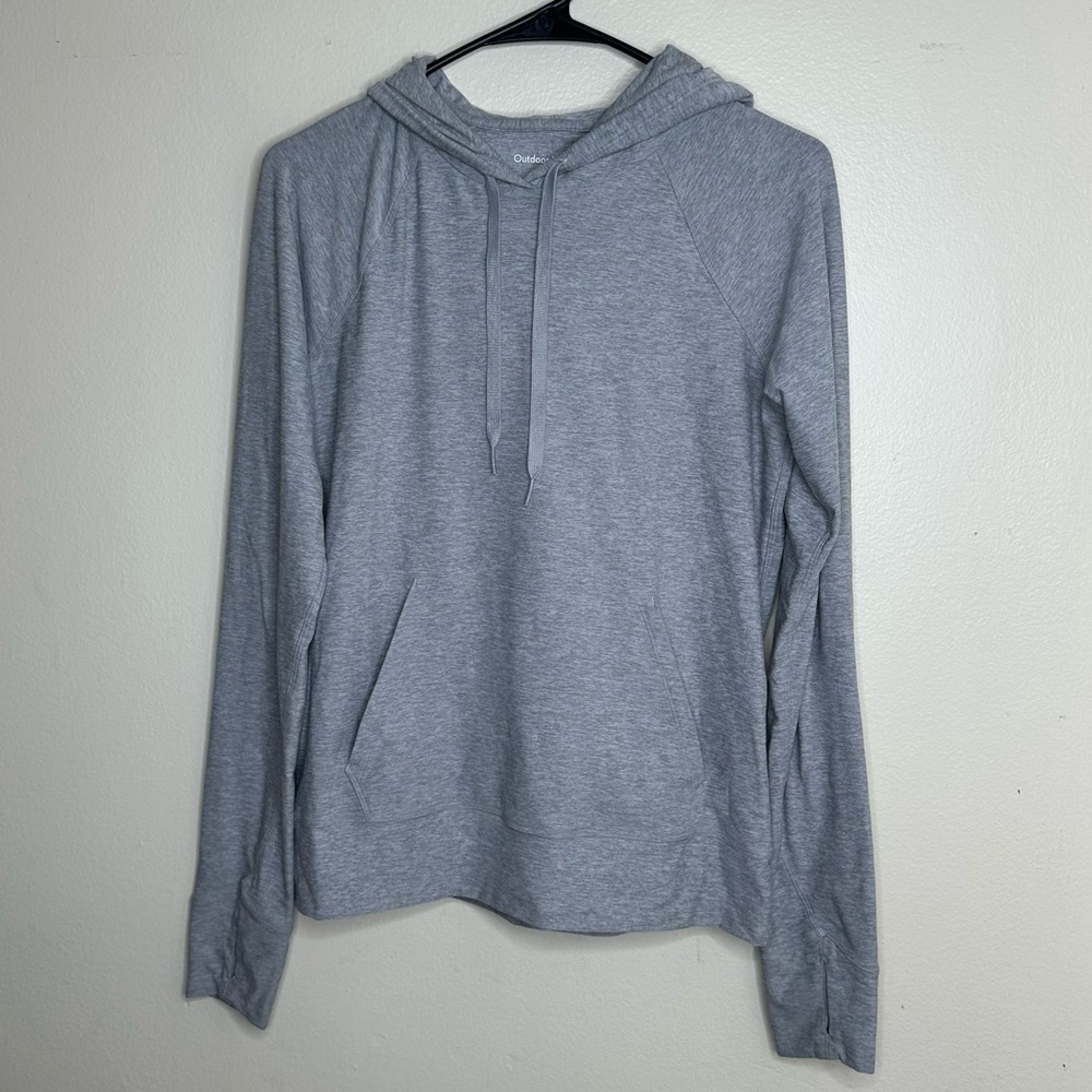 Outdoor Voices Soft Lightweight‎ Light Gray Hoodie size Medium